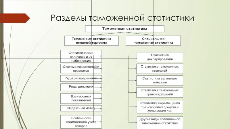 Таможенные данные рф. Структура таможенной статистики. Специальная таможенная статистика. Таможенная статистика схема. Задачи таможенной статистики внешней торговли.