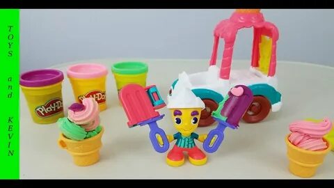 Мороженщик из пластилина