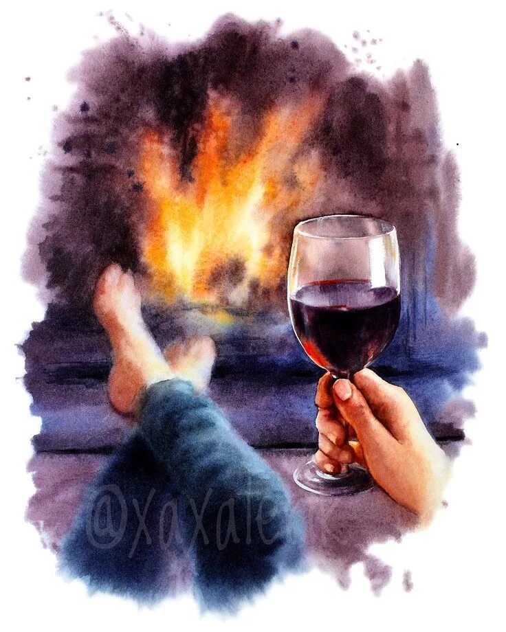 Бокал вина огонь. Камин и бокал вина. Вечер камин вино. Бокал вина у камина.