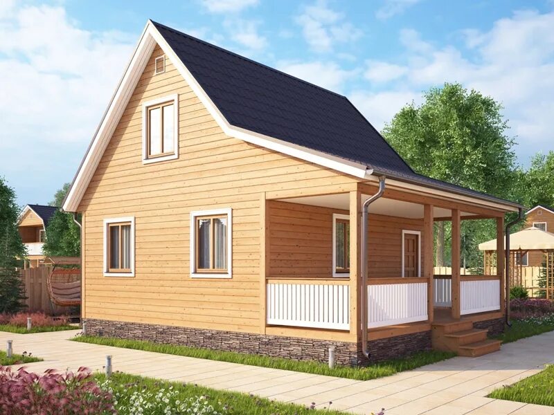 каркасно щитовой домик. каркасный дом 8х8. каркасно щитовые дома под ключ недорого. щитовой дом. дома из бруса 6 на 7.