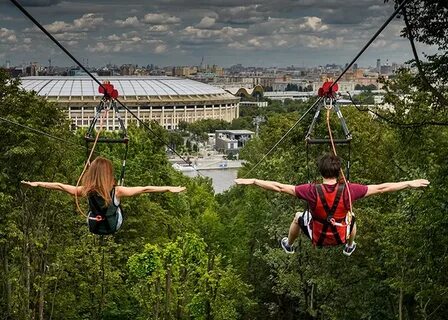 Тарзанка на воробьевых горах