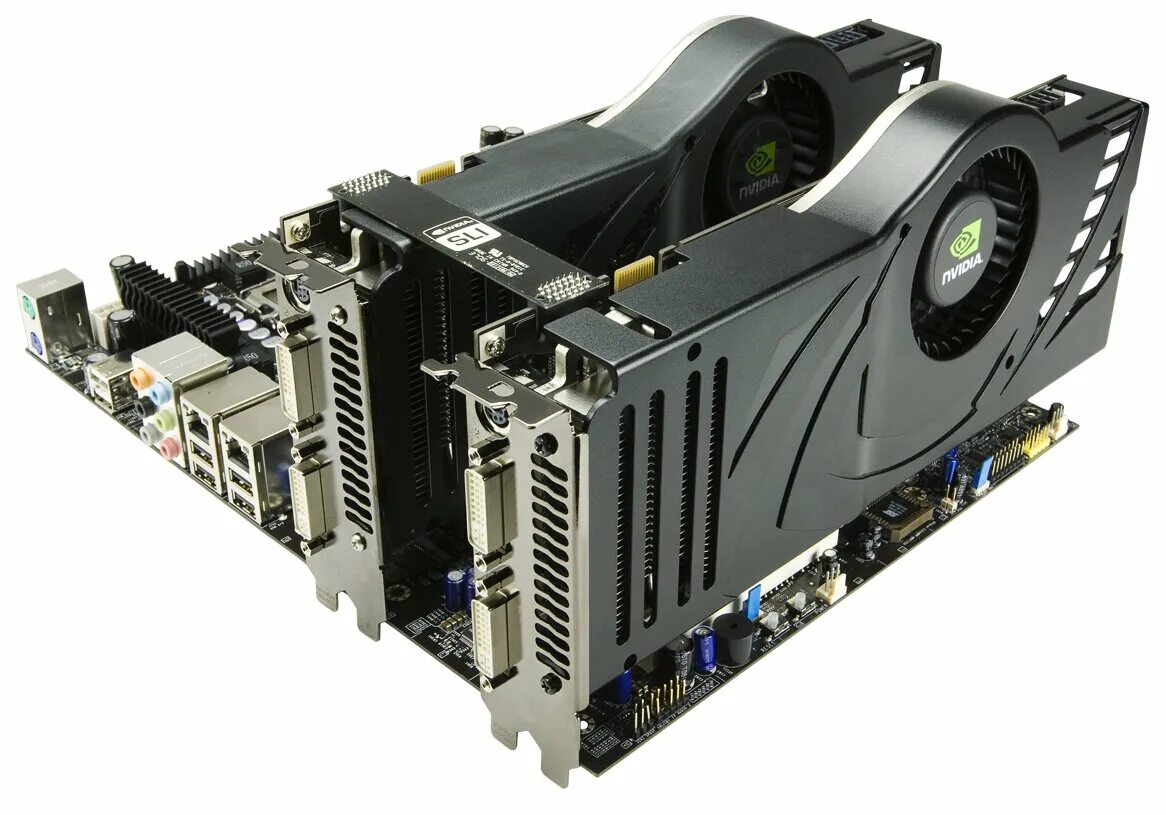Как объединить две видеокарты. Nvidia geforce 8800 ultra. gtx 8800 ultra. видеокарта geforce 9900. 2 видеокарты sli.