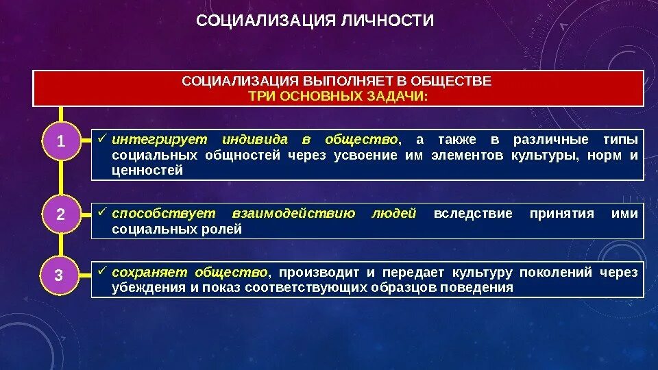 Способствуют стабильности и интеграции общества