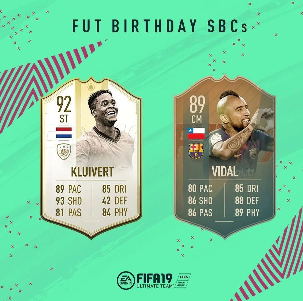 Fut birthday. FUTBIRTHDAY FIFA 19. Видаль ФИФА 23 карточка. FUT Birthday FIFA. Mad FUT 22.