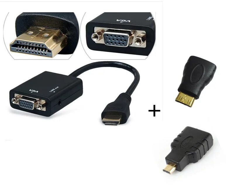 Адаптер Micro HDMI to VGA + Audio. Vga2hdmi Mini. Переходник Micro HDMI - HDMI. HDMI Micro или Mini.