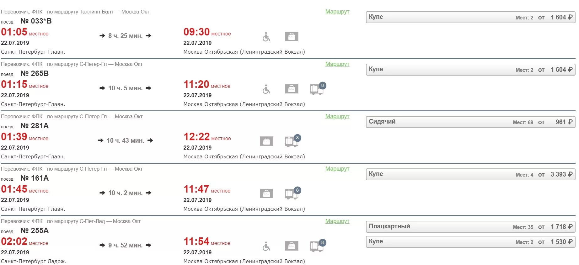 Расписание поездов москва санкт петербург дешевый