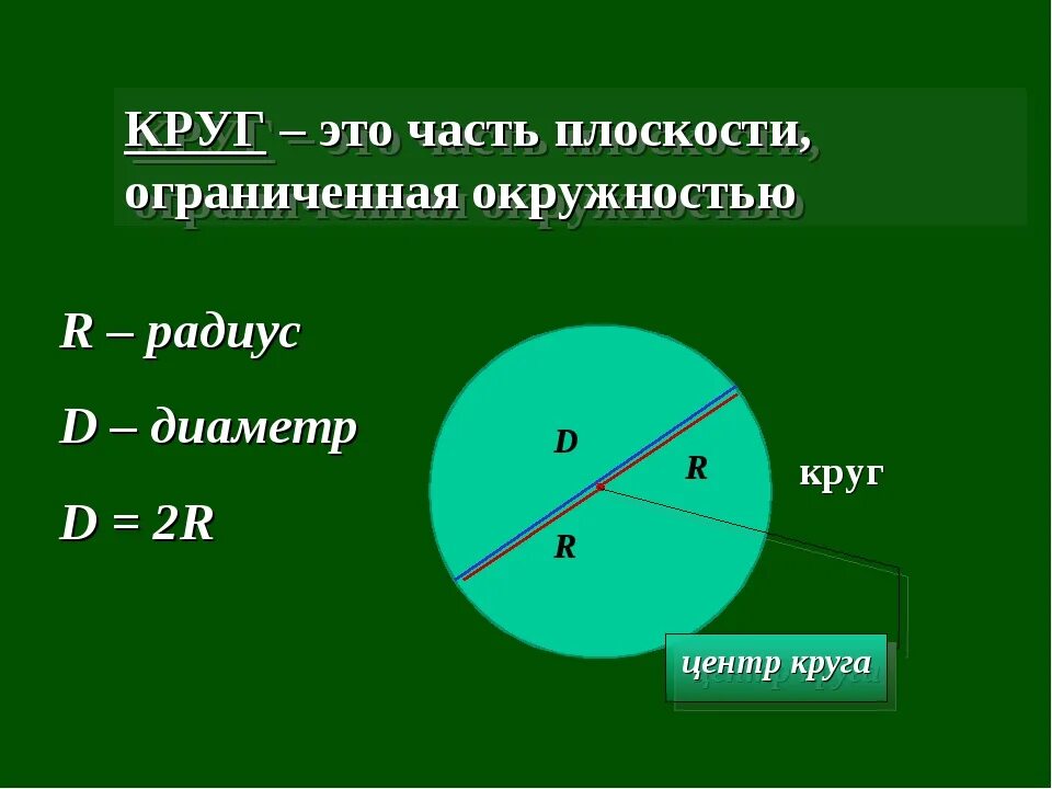 Радиус 6 класс математика