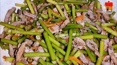 Салат чеснок с мясом