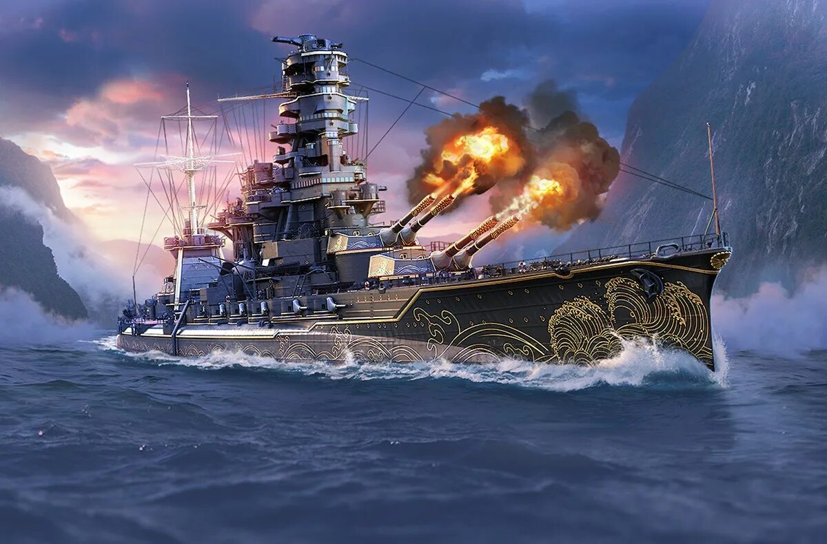 Сайт world of warships. Линкор кии World of Warships. Линкор Хьюга. Ямато корабль в World of Warships. Линкор Ришелье в World of Warships.