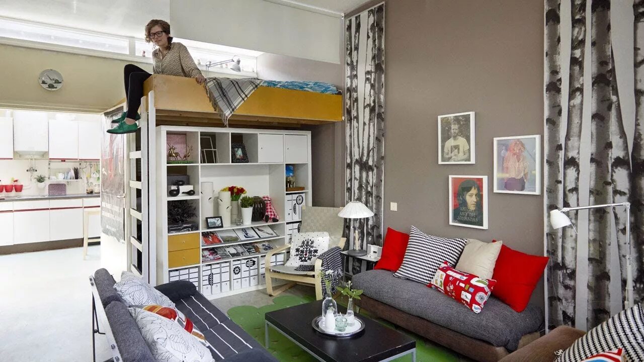 Tiny flat. Ikea City small Spaces. Ikea Netherlands.