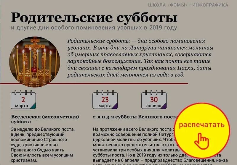 Какого числа родительская суббота в 24 году. День особого поминовения усопших. Когда родительская суббота. Родительская суббота в апреле.