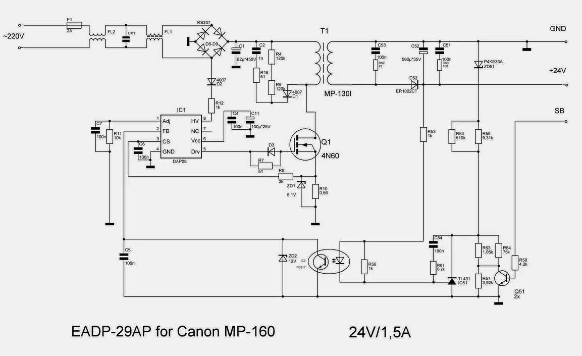 Схема. Блока питания принтера Canon ip3500. Блок питания Canon k30313. Блок питания Canon k30266. Схема блока питания принтера Canon k30266.