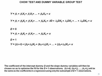 Dummy variable