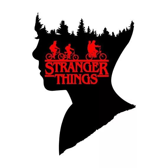 Stranger things логотип. Очень странные дела знак. Очень странные дела силуэты. Stranger things надпись.