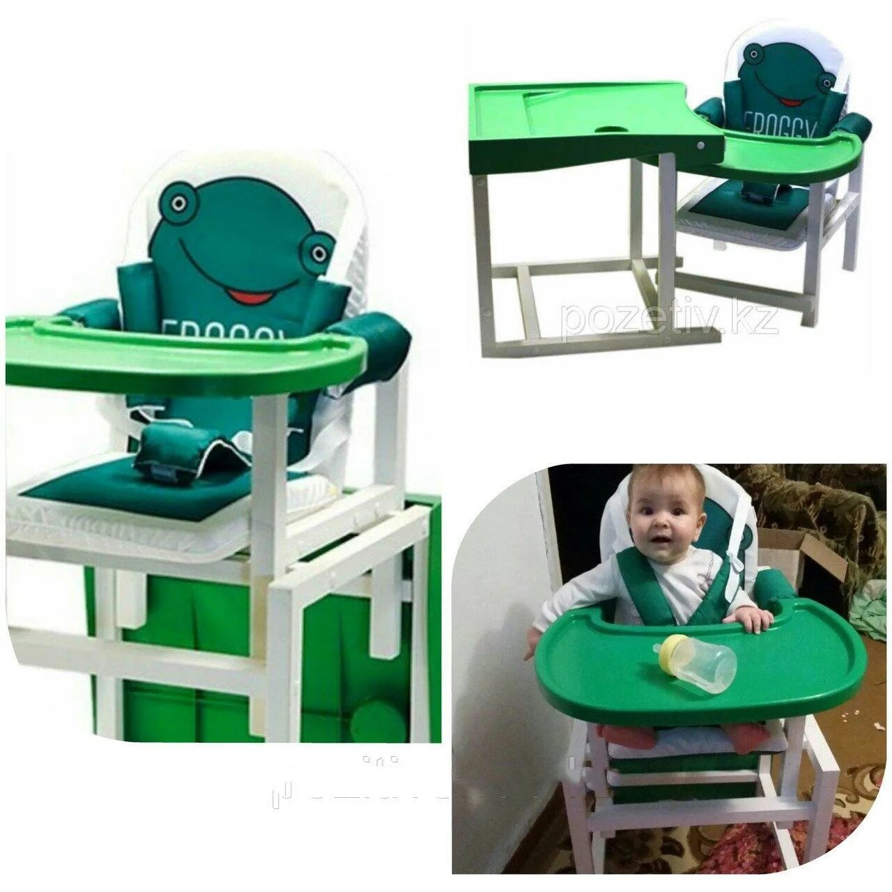 Стол-стул Babys Froggy зеленый
