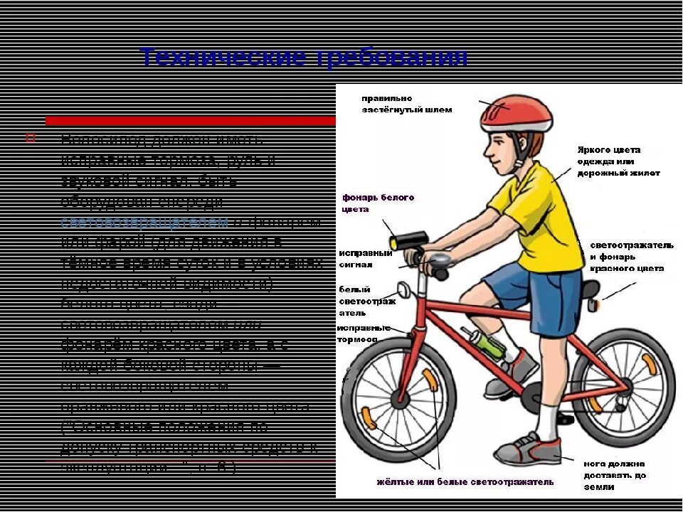 Должен иметь и как можно. Элементы экипировки велосипедиста. Снаряжение для езды на велосипеде. Экипировка велосипеда и велосипедиста. Экипировка безопасности велосипедиста.