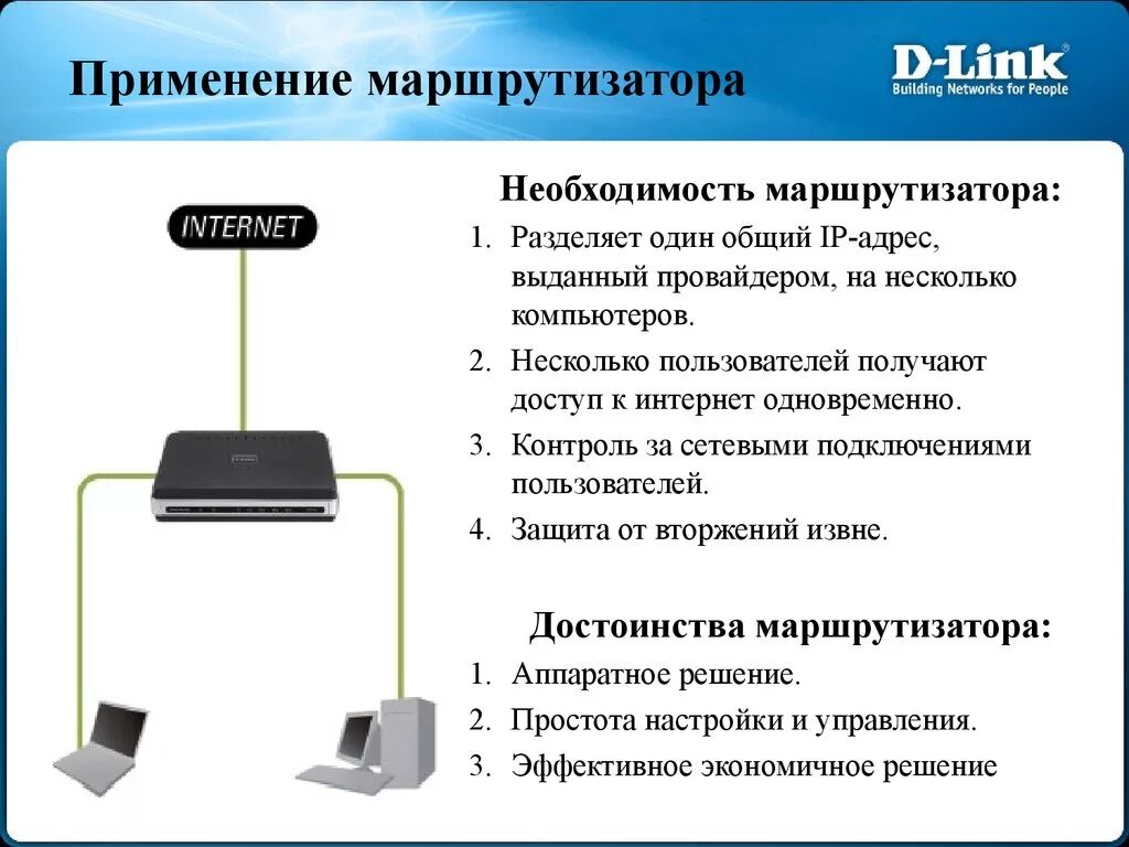 Использование роутеров