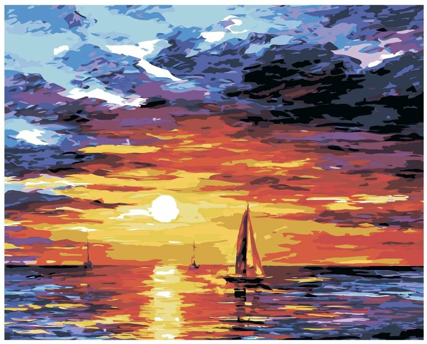 нарисованная картина заката. закат красками. нарисованная картина заката. нарисованная картина заката. закат акварелью.