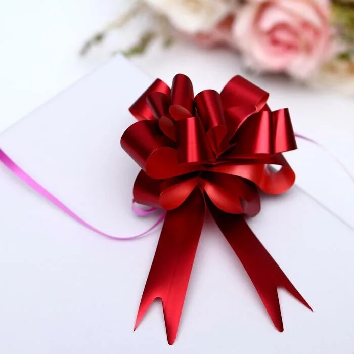 Бантик на подарок. Большой подарочный бант. Бант для подарка. Красный бант. Бант veld-co шар.