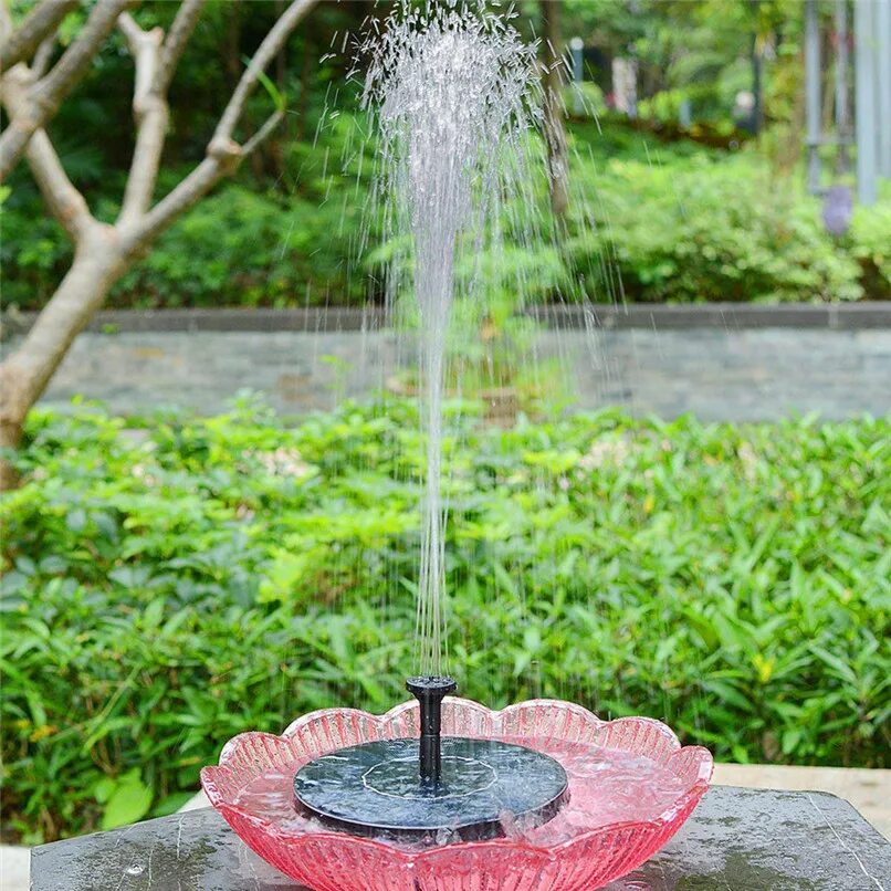 Фонтан на солнечной батарее с аккумулятором Solar Fountain Water Pump. 1 Вт Солнечный фонтанный насос. Фонтан на солнечной батарее Solar Fountain f080127. Солнечный фонтан Birdbath ,.