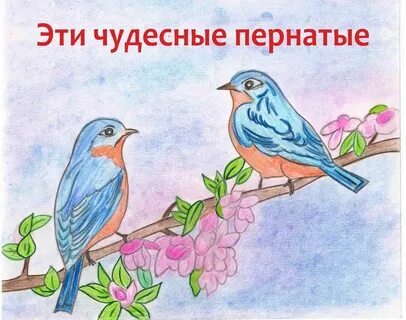Рисунок на тему птица