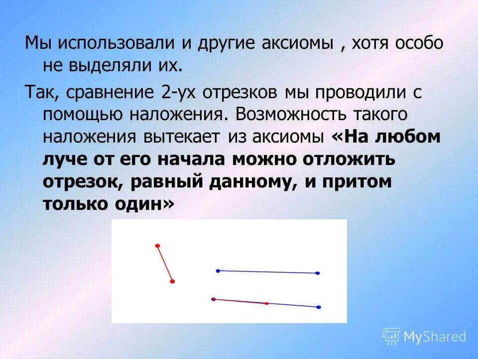 Аксиомы принципы