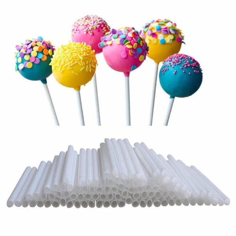 Палочки для кейк попсов. Палочки бумажные для cake pops (белые, 15 см, 100 шт). палочки пластиковые для кейк-попсов и леденцов, 100 штук. палочки для кейк попсов и леденцов.