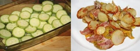 Три картошки и кабачок
