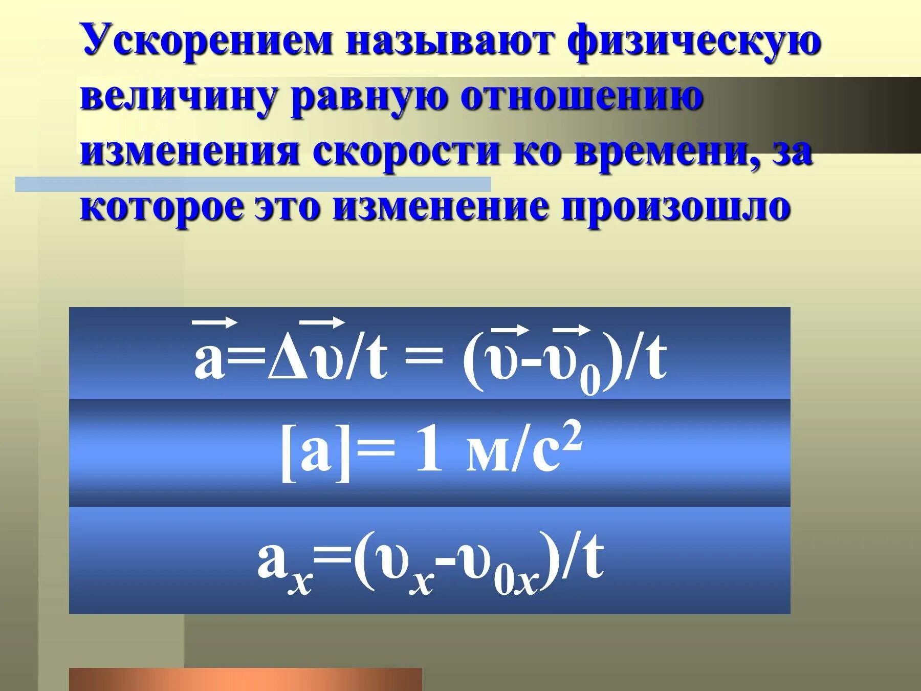 Ускорение физическая величина равная. Что называется ускорением. Ускорение. Ускорение для презентации. Ускорение это физическая величина равная отношению.