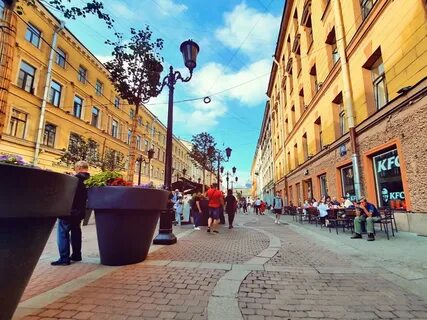 Пешеходные улицы спб