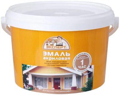 Акриловая белая краска по дереву