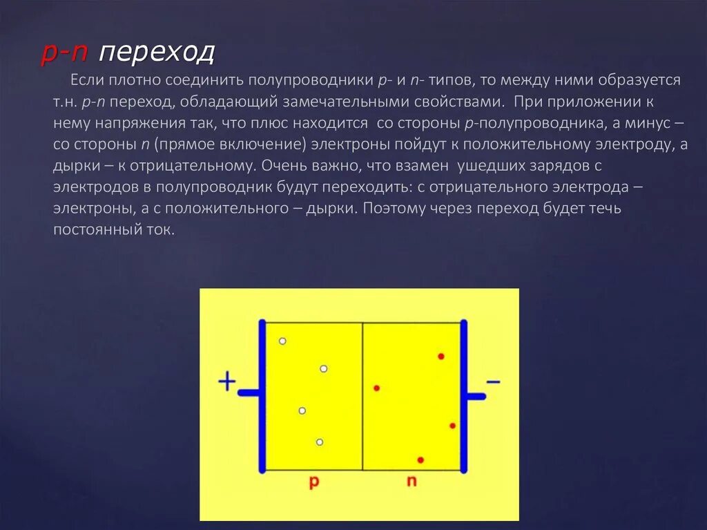 P n переходом называется