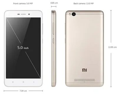 Размеры телефона xiaomi redmi note