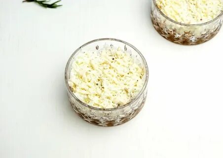 Салат мимоза без картошки и масла