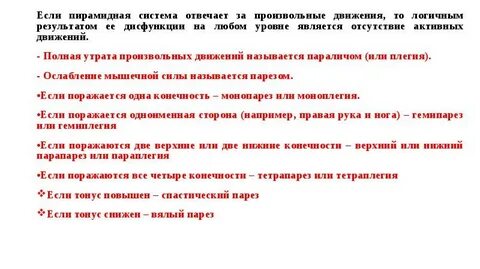 За произвольные движения отвечают