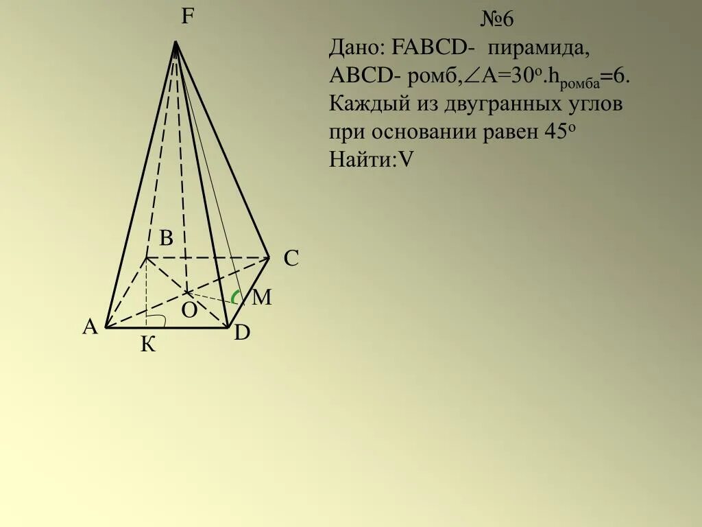 Пирамида ABCD. Двугранный угол при основании пирамиды. Двугранные углы при основании равны. Двугранный угол в пирамиде. Основанием треугольной пирамиды является равнобедренный треугольник