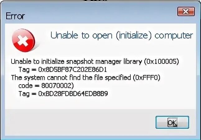 Unable to find file
