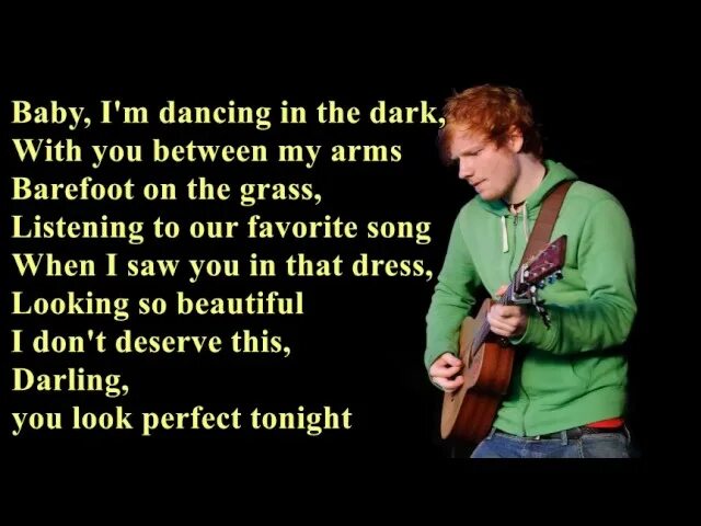 Dancing in the dark you between my