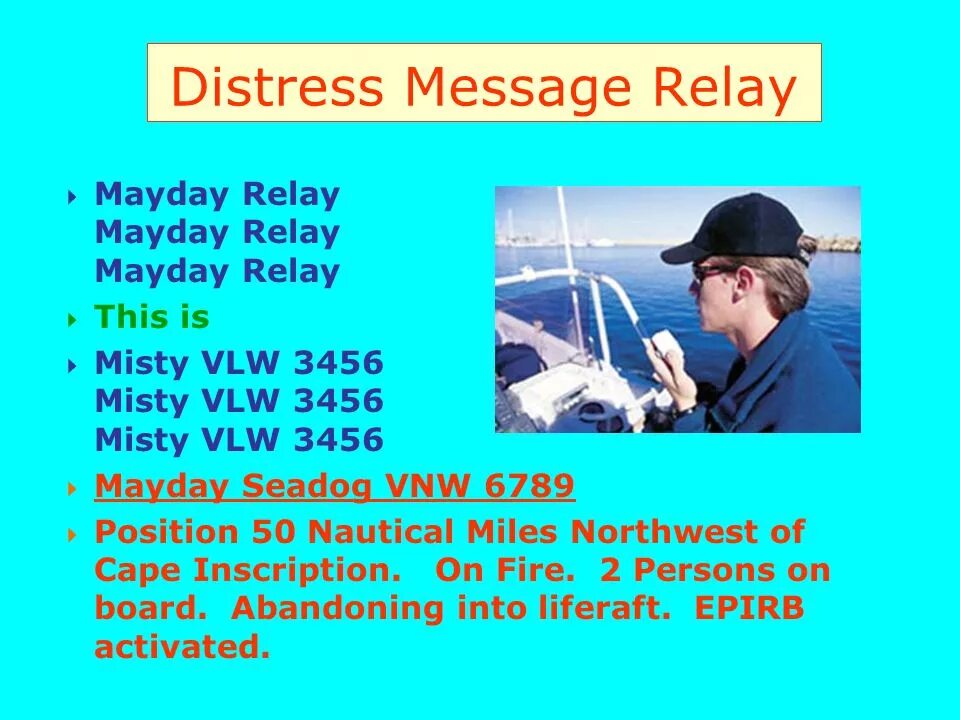 Message relay. Distress relay. distress message. протокол mayday relay. сигнал мейдей.