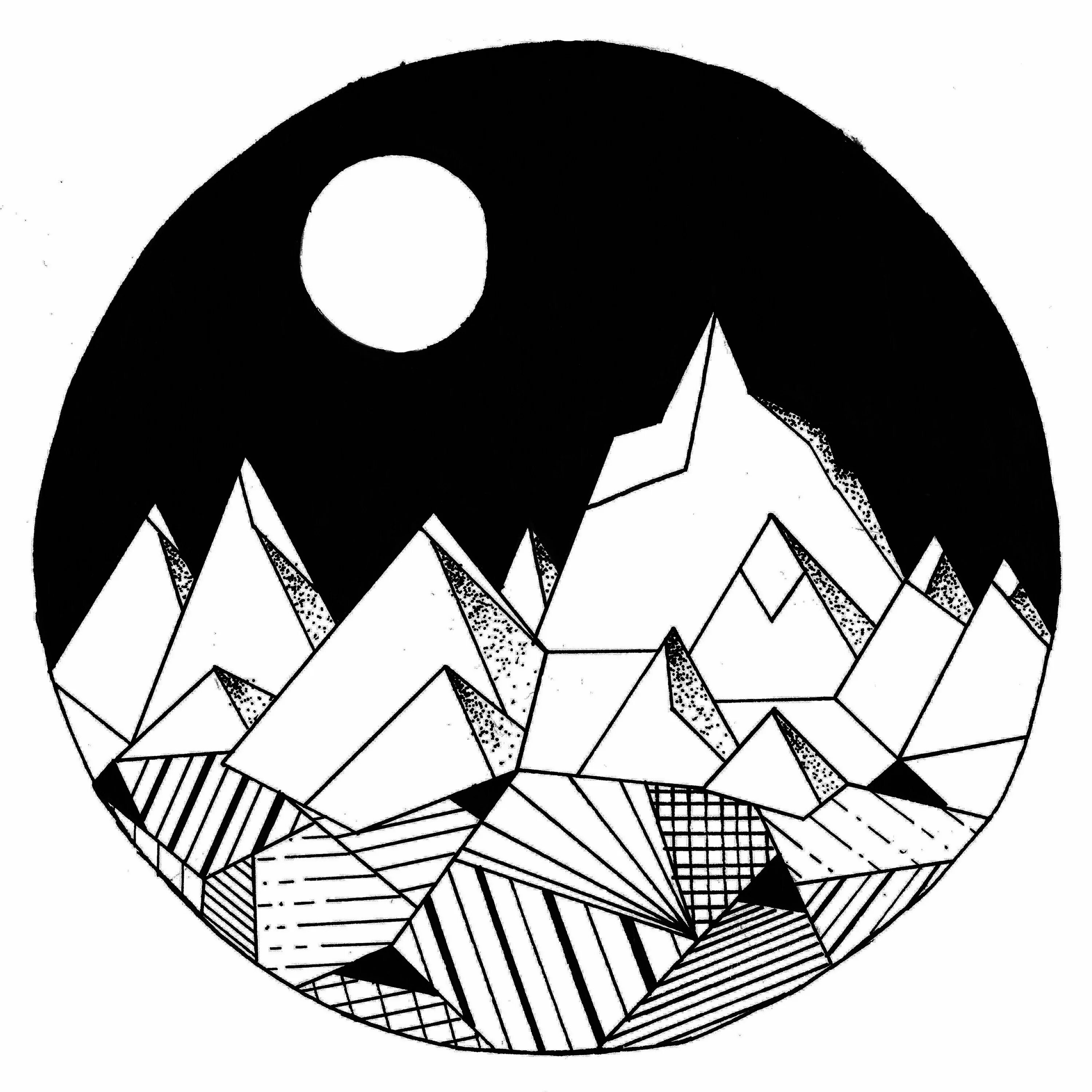 Рисунок в круге