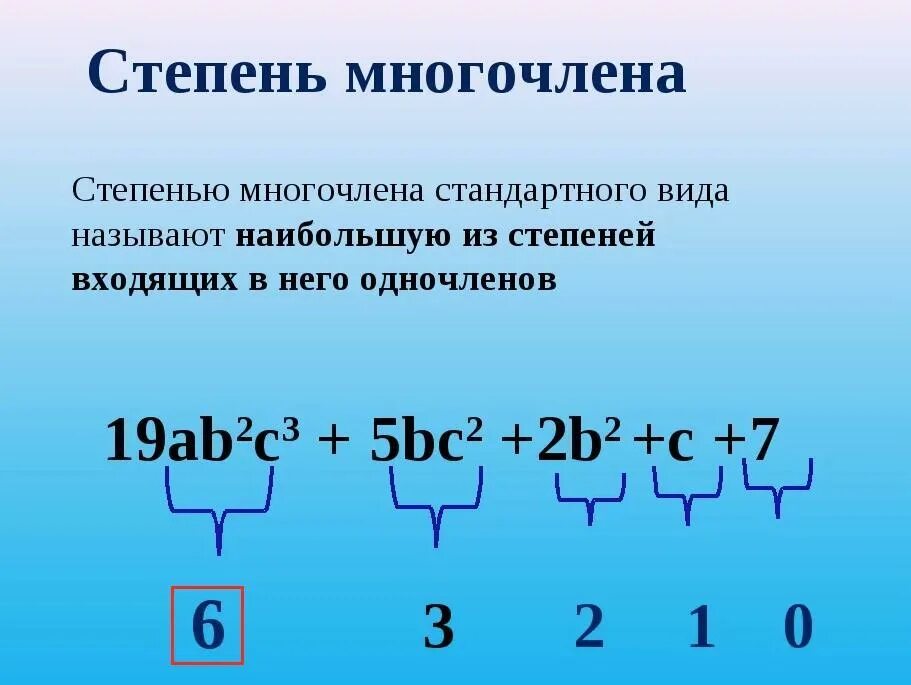 12 степень многочлена