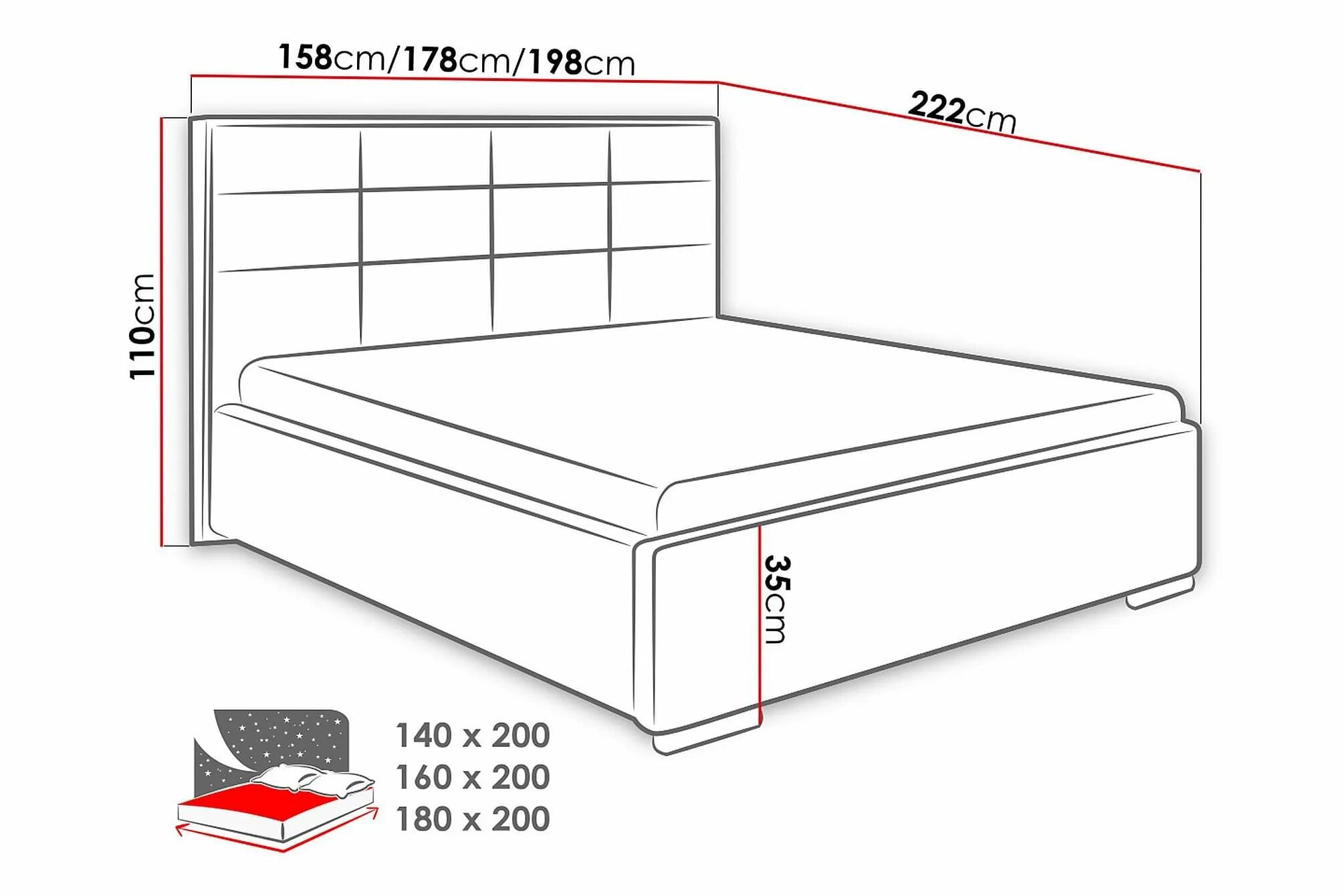 Кровать полуторка размер. Ширина односпальной кровати стандарт. Ширина двуспальной кровати. Размеры кроватей. Ширина двуспальной кровати стандарт.