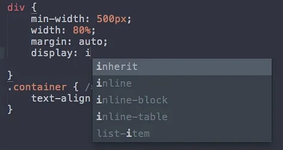 Display inherit. Display inherit