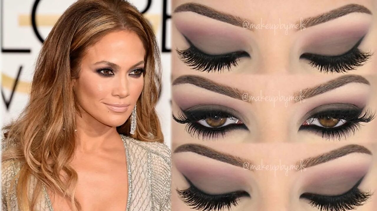 Макияж дженнифер лопес пошагово ▶ Jennifer Lopez Golden Globes Makeup Tutorial 2015 YouTube MAKEUP TUTORIALS M
