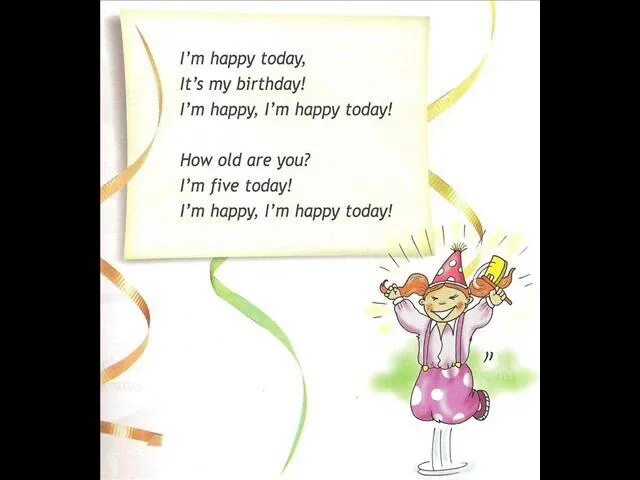 Мой день рождения на английском 2 класс. День рождения Лулу английский язык. Хэппи Тудей. День рождения англ яз 1 класс. Very happy today