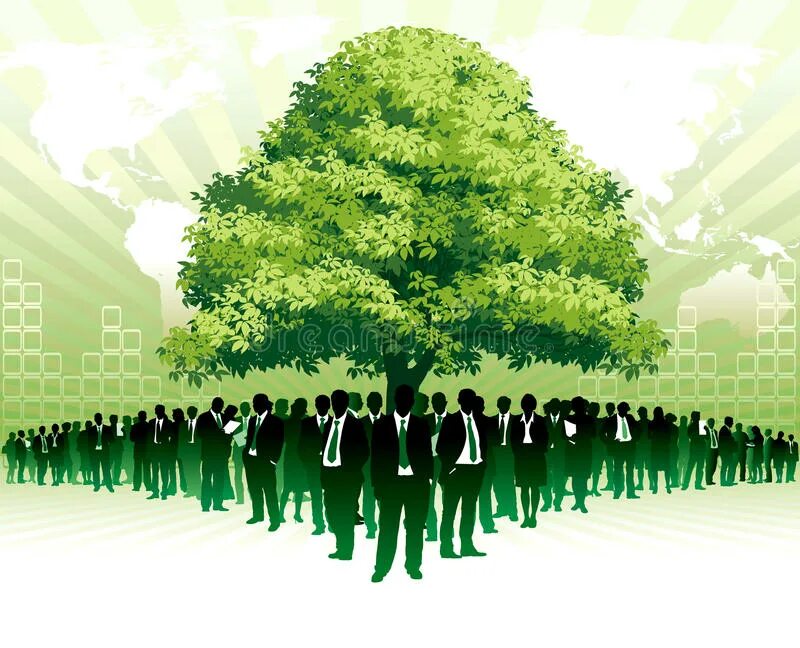 Иллюстрации зелёные бизнес. Экологический пиар. Экологический PR. Бизнес зеленый цвет. Семь зеленых людей