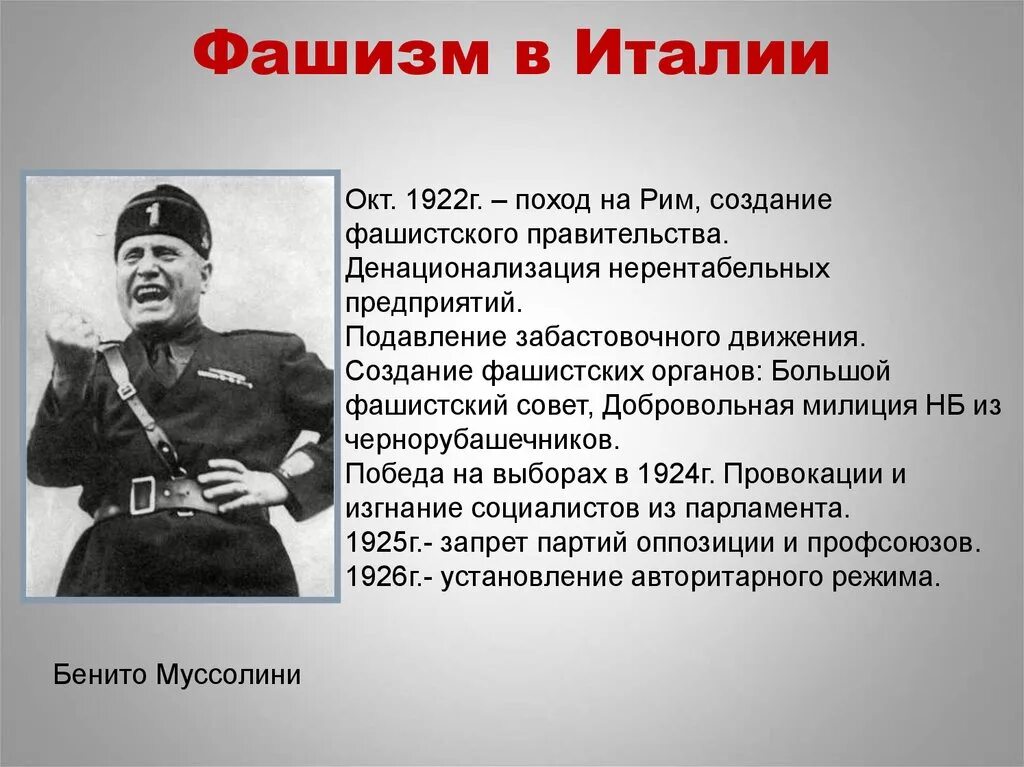 Зарождение фашизма в Италии. Основоположники фашизма. Фовизм. Фашистские идеи