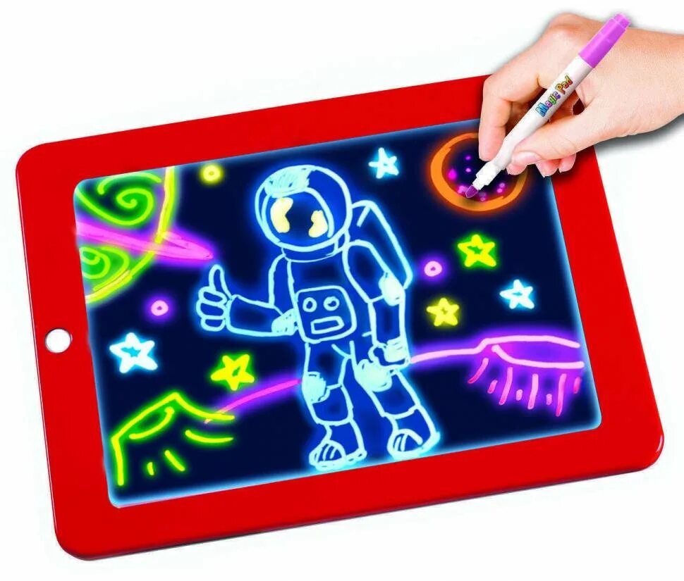 Световой планшет Magic Sketchpad. Световой планшет Magic Sketchpad, набор для рисования светом. Светодиодный планшет для рисования Magic Sketchpad. Магический планшет Magic Pad. Световой планшет купить