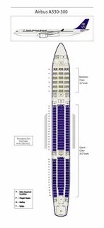 Места в аэробус а330 300 схема