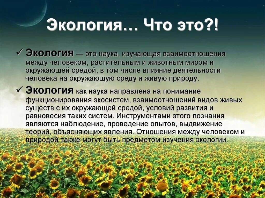 Сообщить окружение